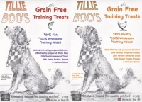 Grain Free 'Tillie Boo's' Wholesome & Natural Training Treats 2 x 250g Variety Pack
