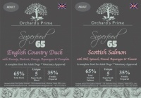 Superfood 65 - Scottish Salmon 900g/English Country Duck 900g - ADULT  