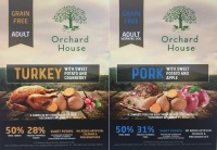 Grain Free - Turkey Sweet Potato & Cranberry 900g/Pork Sweet Potato & Apple 900g - ADULT - Variety Pack
